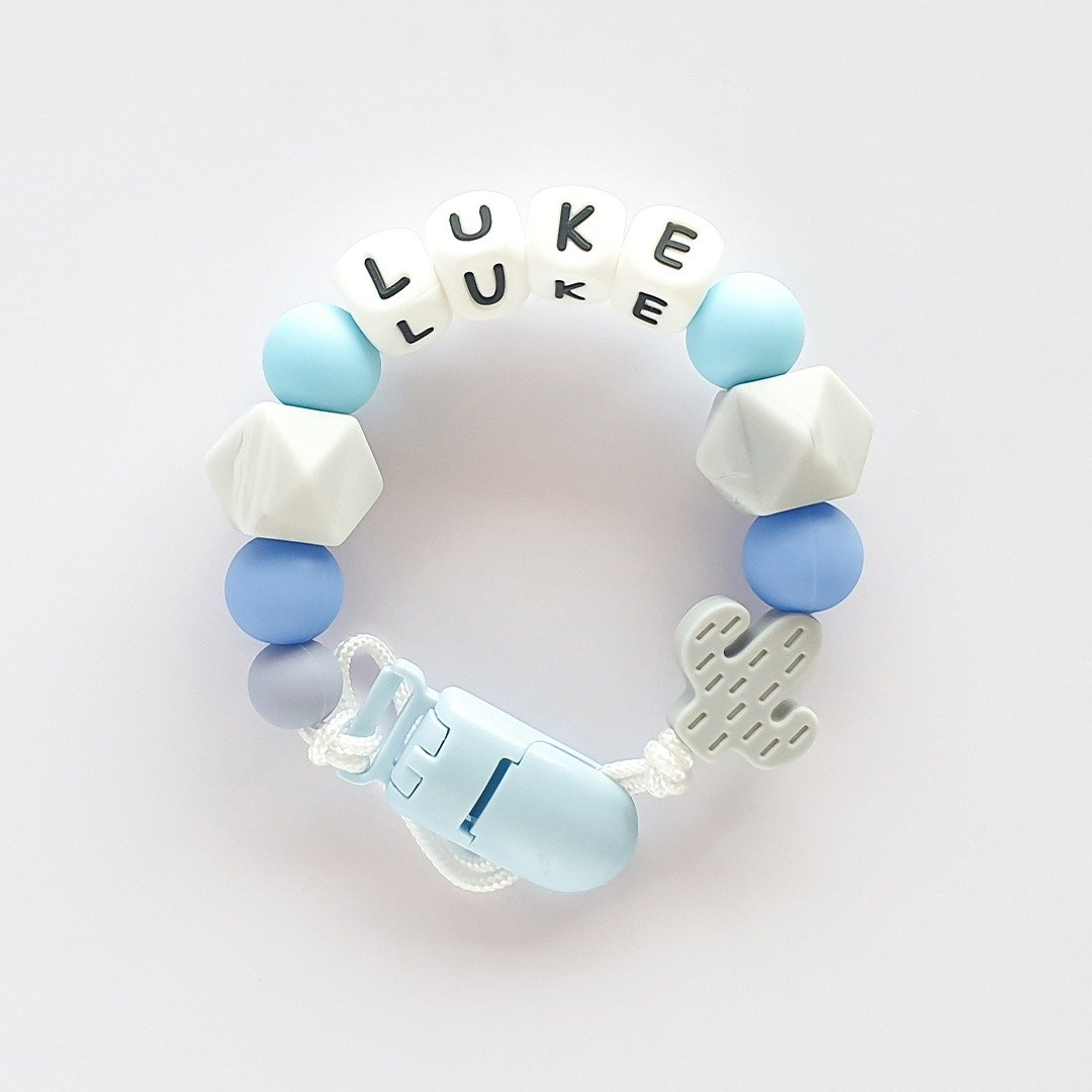 定制化 LUKE 仙人掌 奶嘴链 - 玩具/玩偶 - 其他材质 卡其色