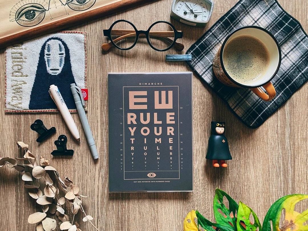 迪梦奇 Rule Your Time 页码笔记本 - 深铁黑 - 笔记本/手帐 - 纸 黑色