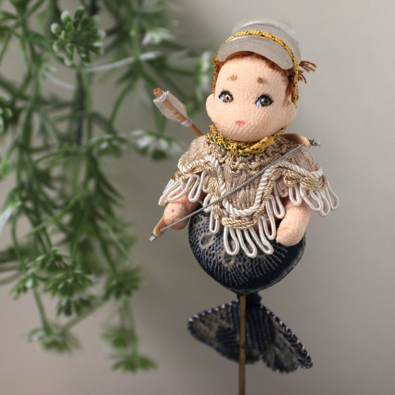 BJD绉金鱼美人鱼男娃2分艺术娃娃创意娃娃 - 玩偶/公仔 - 粘土 蓝色