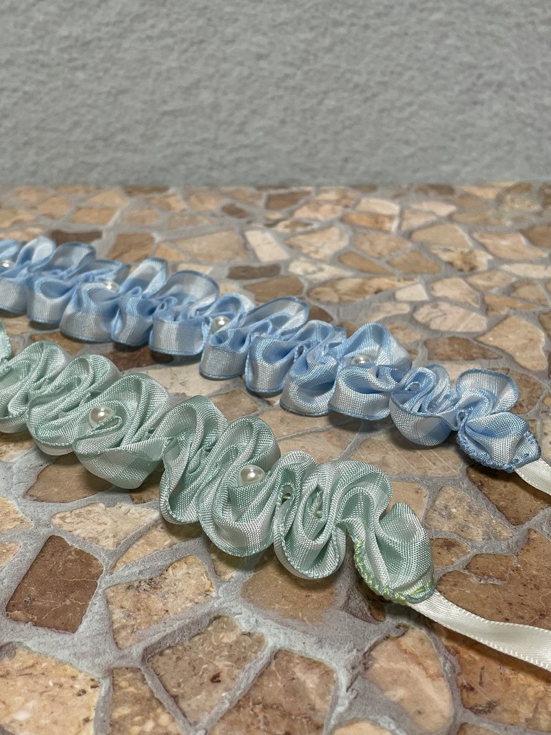 Satin Necklace | 缎带の曲奇饼宠物项链 - 衣/帽 - 聚酯纤维 