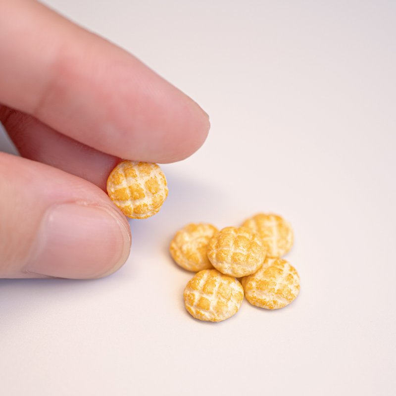 【DIY】波罗面包材料包 // 袖珍黏土 - 陶艺 - 粘土 白色