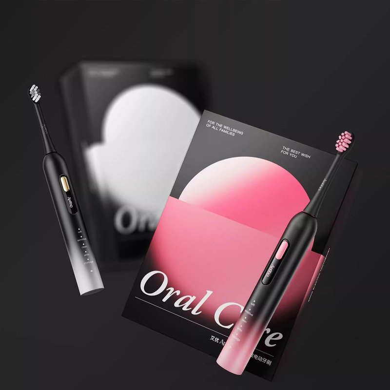 【免运】apiyoo艾优电动牙刷成人男女款情侣自动软毛声波 - 牙刷/口腔清洁 - 其他材质 