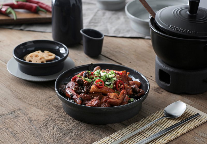韩国制 TACKAON 凹盘餐盘 -Bowl 1,2,3,4,5 - 盘子/餐盘/盘架 - 瓷 绿色