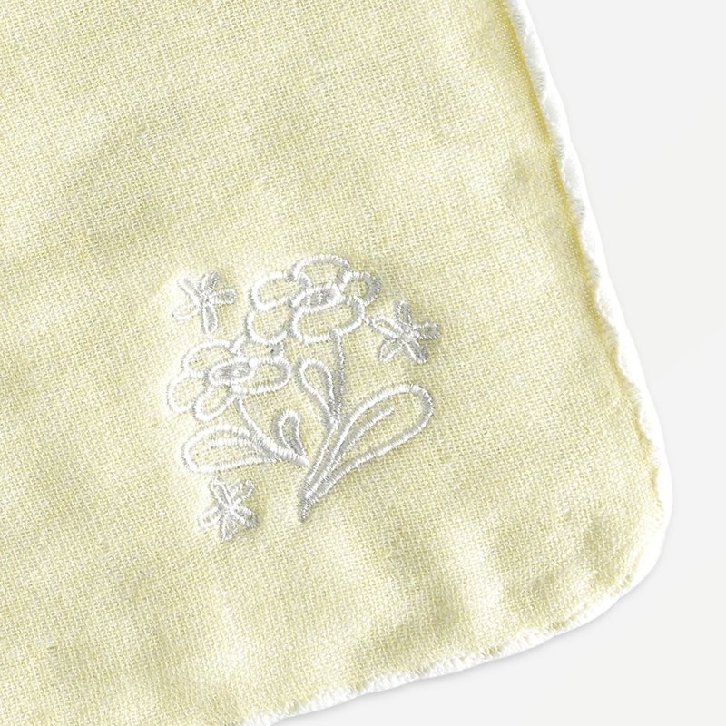 小时光纱布小手巾-春日小花 - 围嘴/口水巾 - 棉．麻 