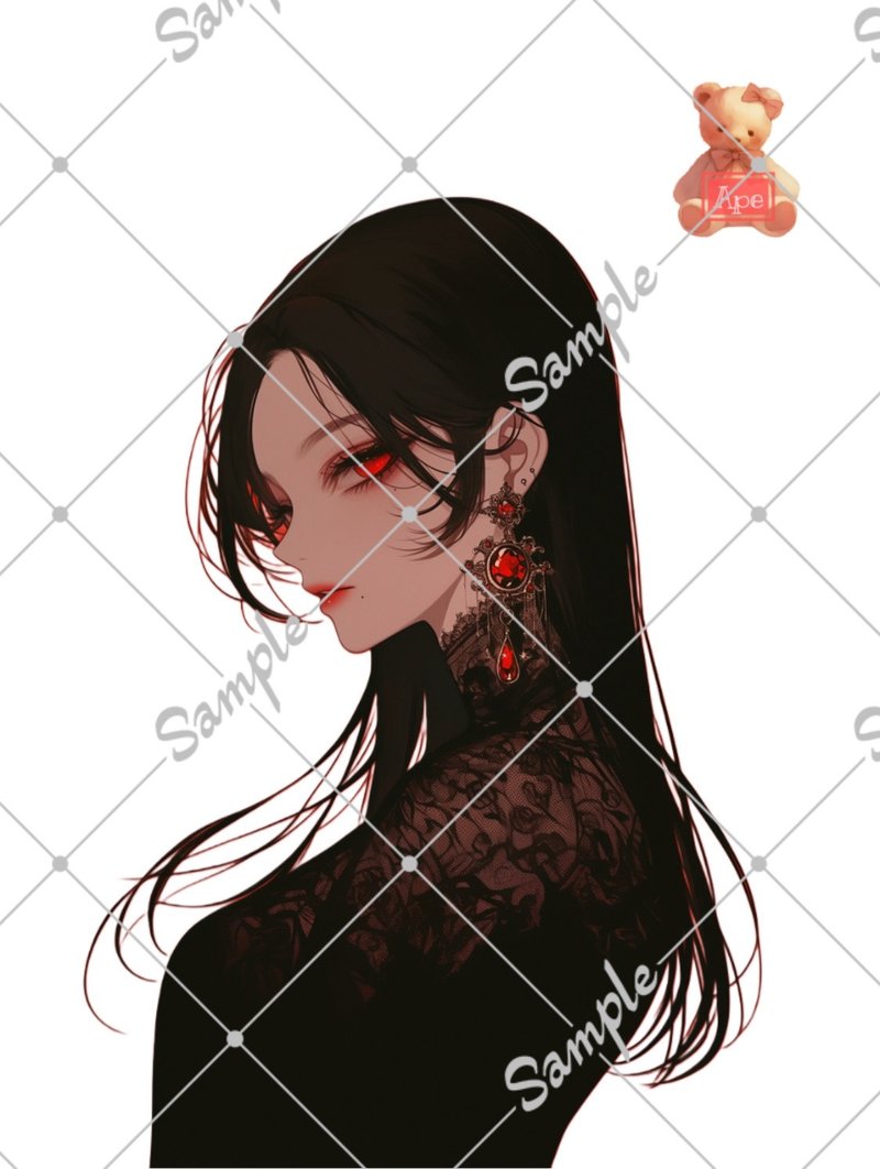 原创人物贴纸 装饰贴纸 内含 5 枚 - 贴纸 - 纸 