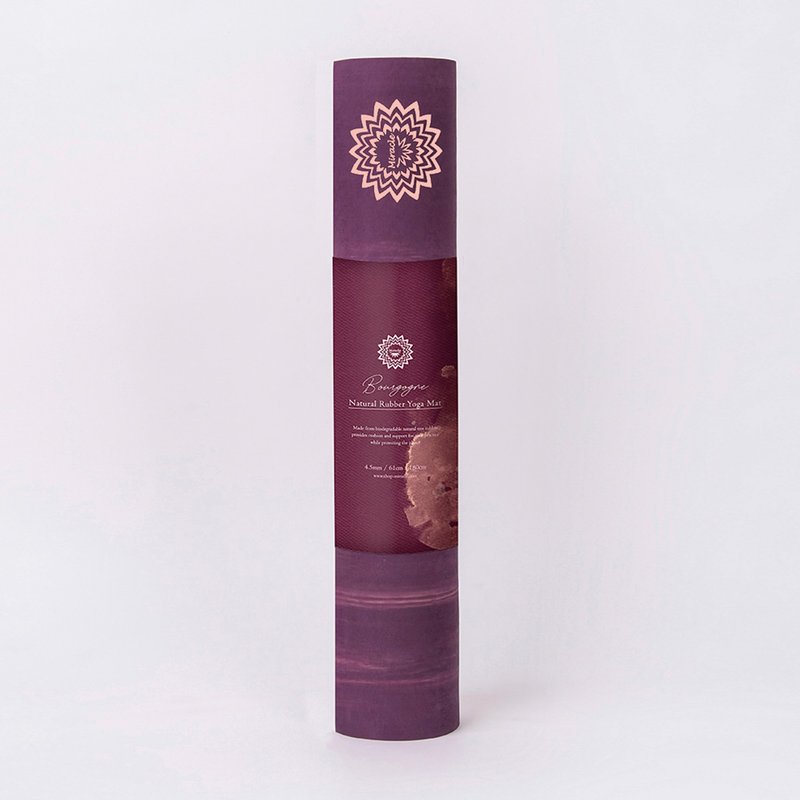 【Miracle】天然橡胶瑜珈垫4.5mm│勃艮第 Bourgogne - 瑜珈垫 - 橡胶 