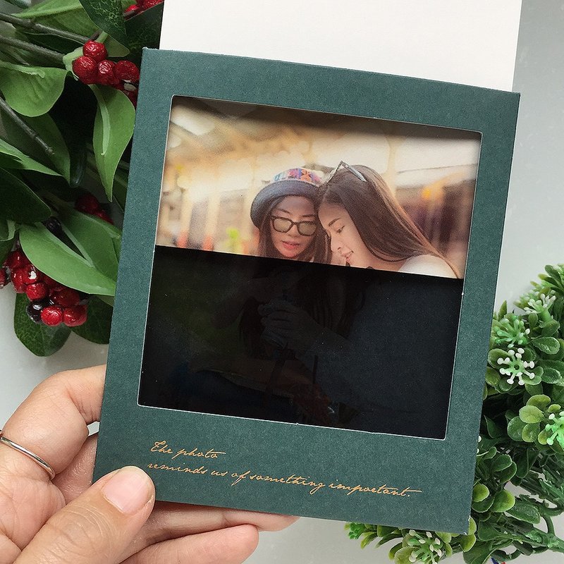 定制化手做卡片-绿框烫金显影卡片 /毕业季特价色/ - 卡片/明信片 - 纸 绿色