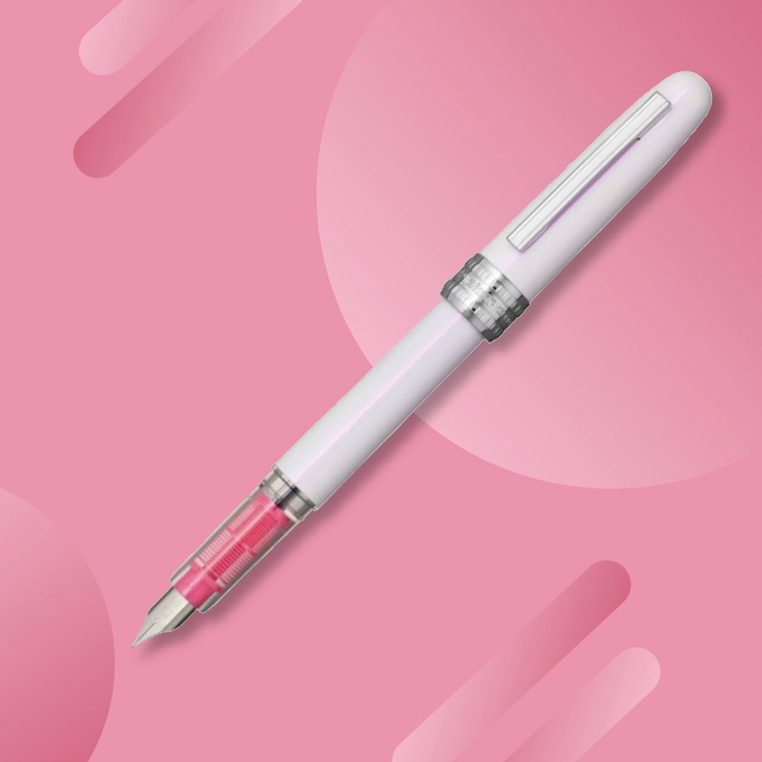 PLATINUM 白金 PLAISIR ARUA钢笔Merry Pink F尖 - 钢笔 - 其他材质 粉红色