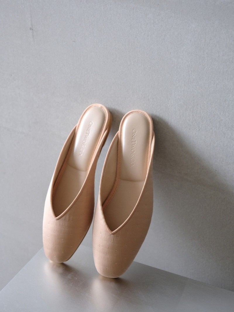 BALLERINA SLIPPERS - 芭蕾鞋/娃娃鞋 - 其他材质 
