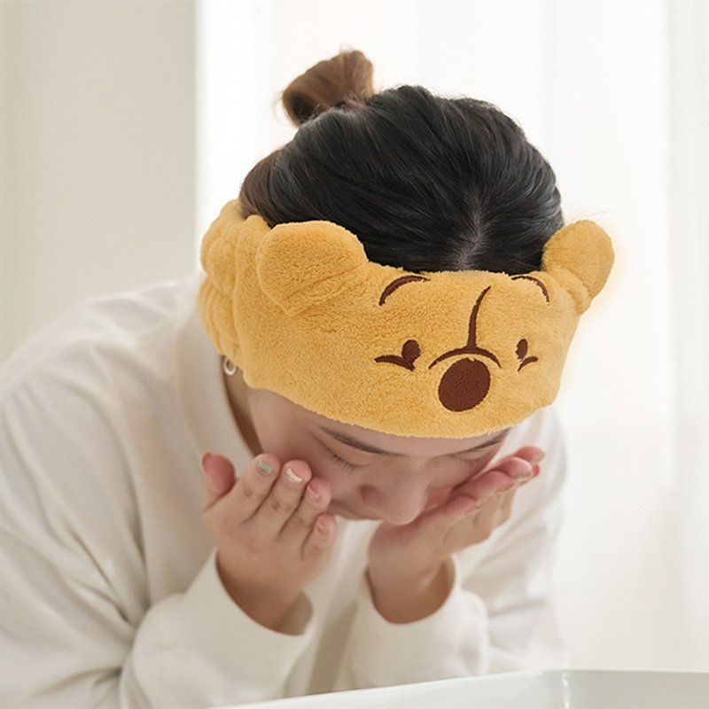 迪士尼绒毛造型发带-小熊维尼 三眼怪 - 卫浴用品 - 聚酯纤维 多色