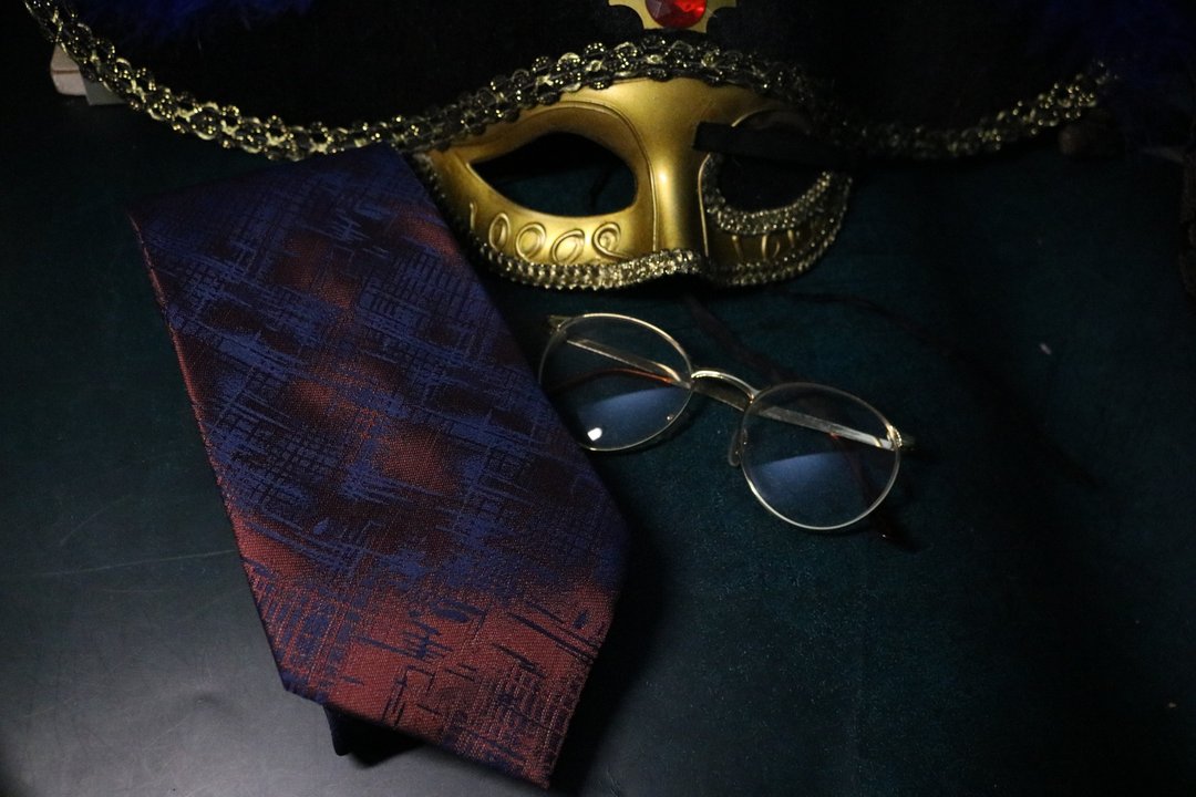 紫红色斑驳真丝领带商务标准型男necktie - 领带/领带夹 - 丝．绢 紫色