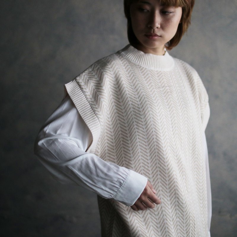 Omake Original / shiki pants - 女装上衣 - 棉．麻 白色