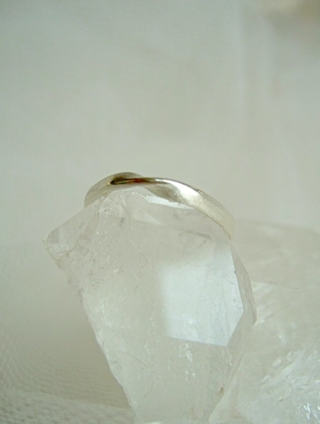 Silver Mobius ring - 戒指 - 银 银色