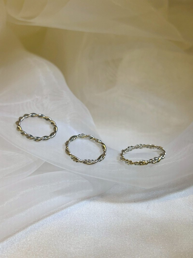 造型纯银细戒指/ 大稻埕/ 现场完成 - 金工/饰品 - 纯银 