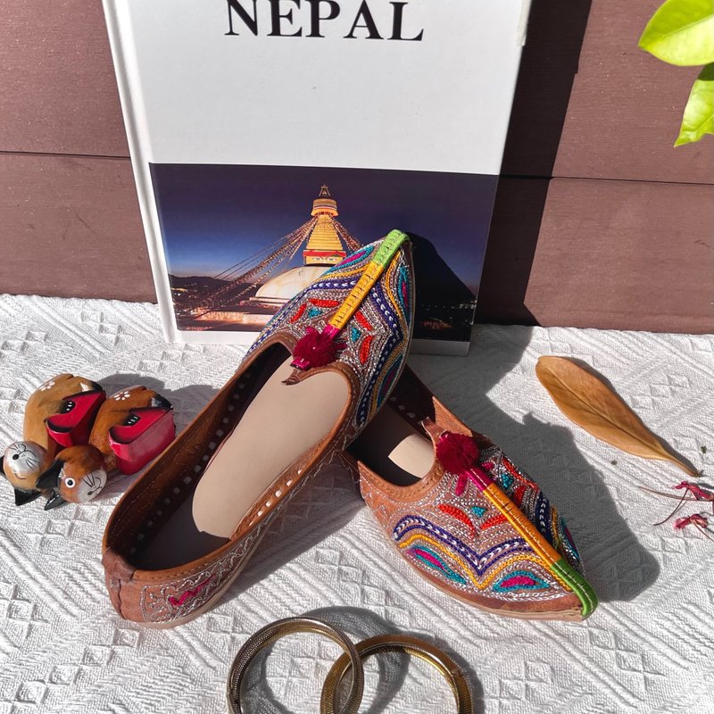 印度手工-工匠绣花(星芒) - 其他 - 真皮 多色