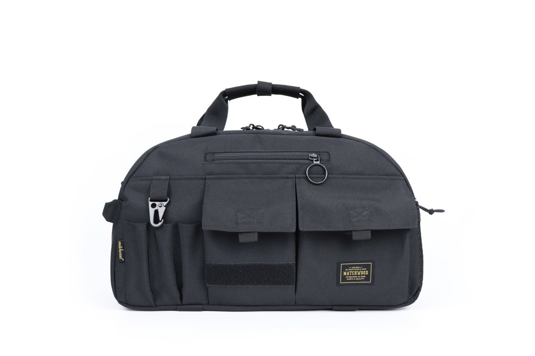 大容量多功能 Travel Boston Bag 波士顿包 旅行袋 行李包 手提包 - 手提包/手提袋 - 防水材质 黑色