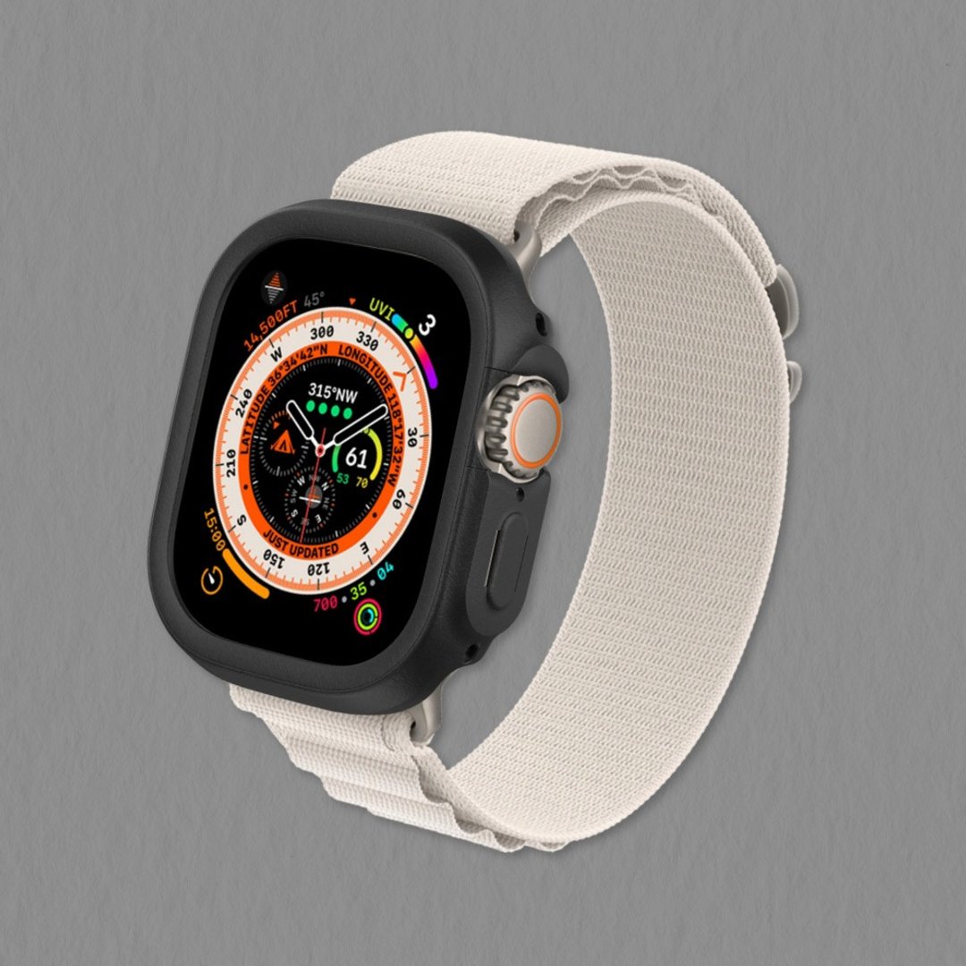 Apple Watch Ultra/Ultra 2/Ultra 3 边框保护壳-经典黑 - 数码小物 - 其他材质 黑色