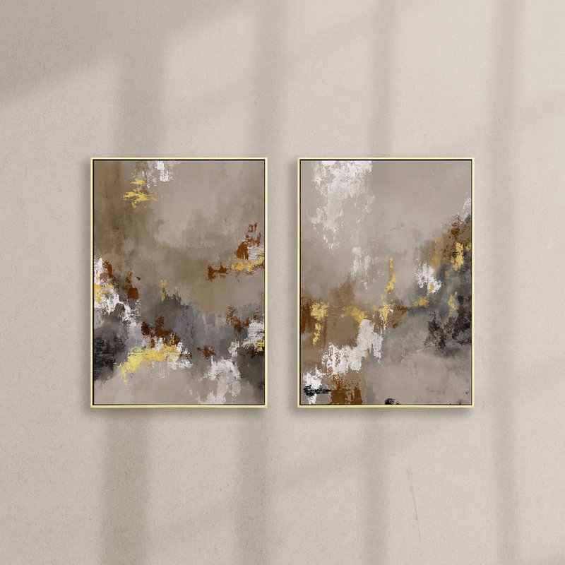 鎏金 | 艺术微喷 | 挂画 - 海报/装饰画/版画 - 木头 