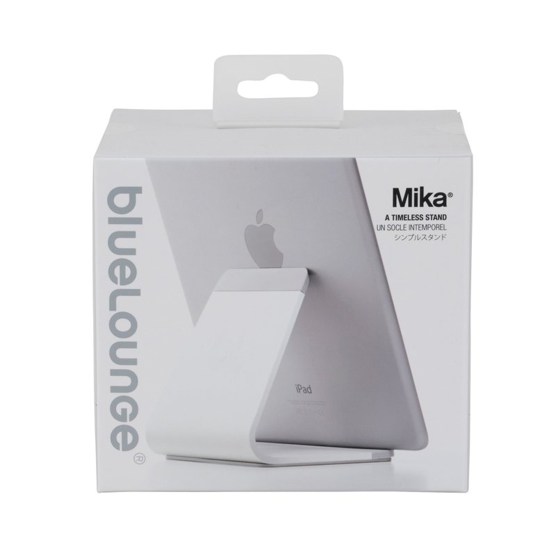 Mika 平板电脑座 白色 铝金属版 - 手机座/防尘塞 - 铝合金 白色