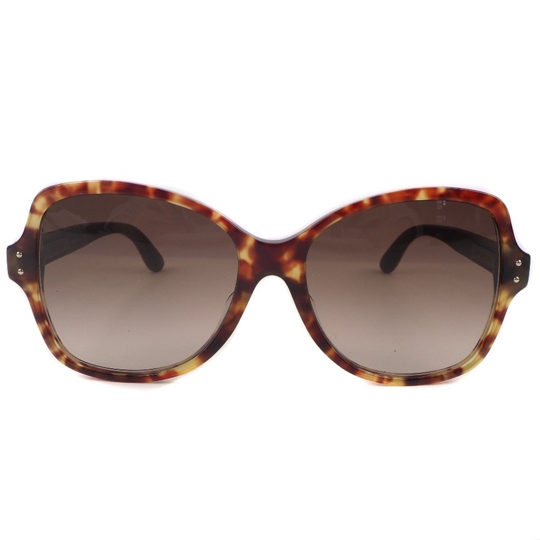 【日本直送】Bottega Veneta 太阳眼镜 Intrecciato 经典编织 BV0045SA 003 棕色 女款 【二手】 - 墨镜 - 塑料 咖啡色