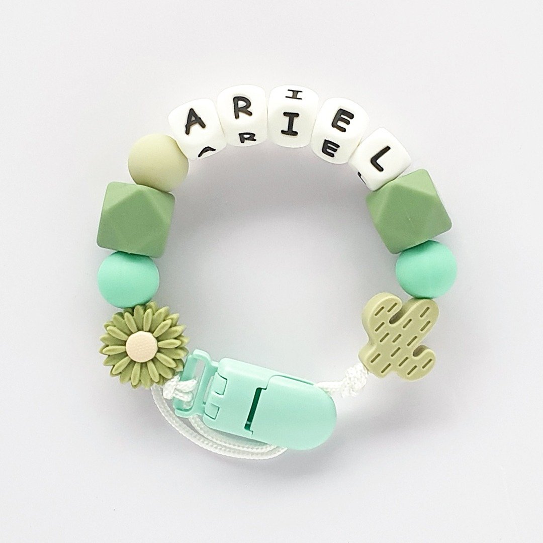 ARIEL 雏菊 仙人掌 定制化奶嘴链 - 玩具/玩偶 - 其他材质 多色