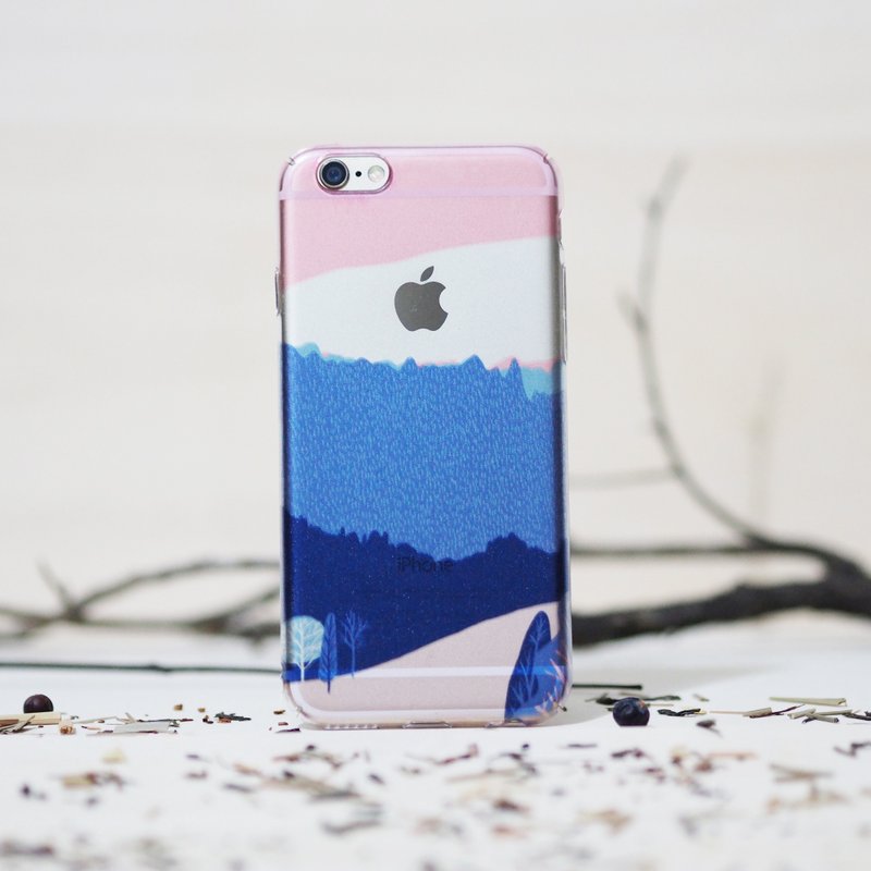 季节手机壳 － 冬 - 手机壳/手机套 - 塑料 蓝色