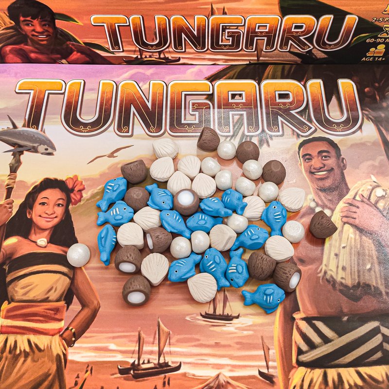 与 Tungaru 棋盘游戏兼容的豪华资源代币 - 桌游/玩具 - 其他材质 