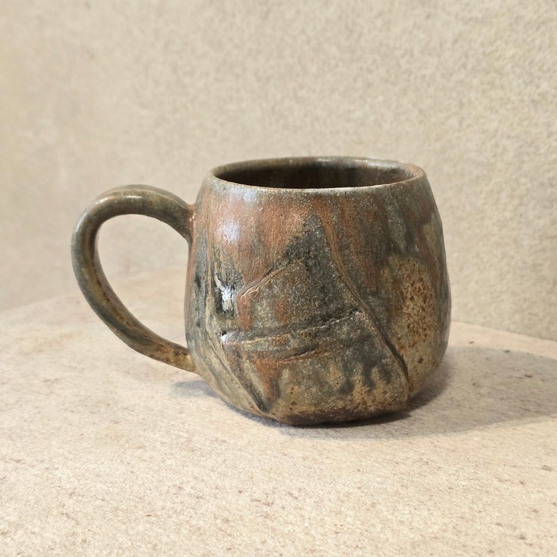 草木灰釉马克杯 / 咖啡杯 - 咖啡杯/马克杯 - 陶 黄色