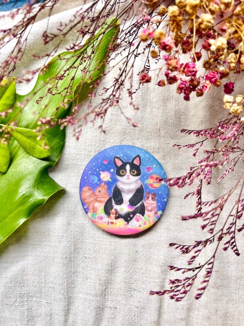 5.8cm星幻膜大胸章 - 徽章/别针 - 塑料 多色