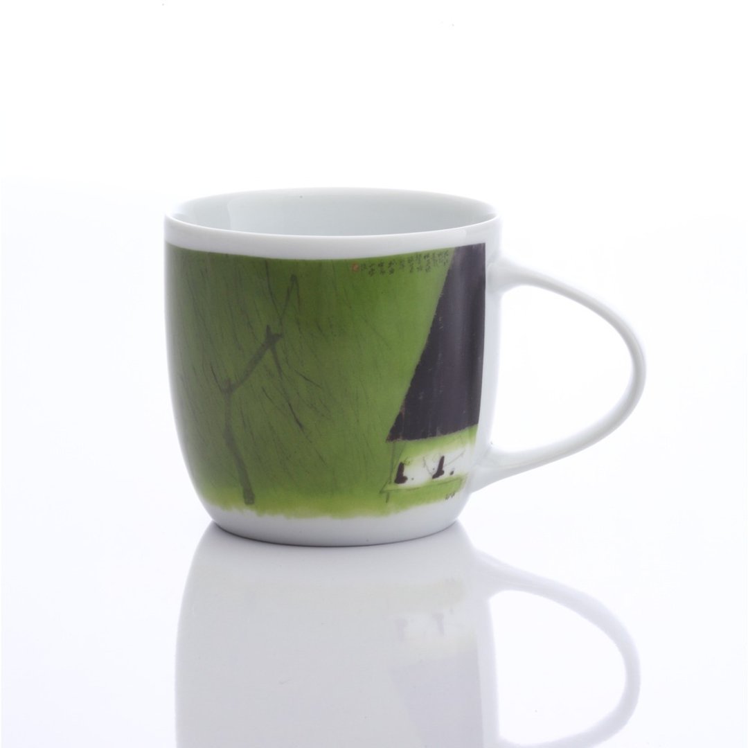 【李萧锟书法大师联名马克杯礼盒】聚香马克杯_柳绿花红 - 茶具/茶杯 - 其他材质 绿色