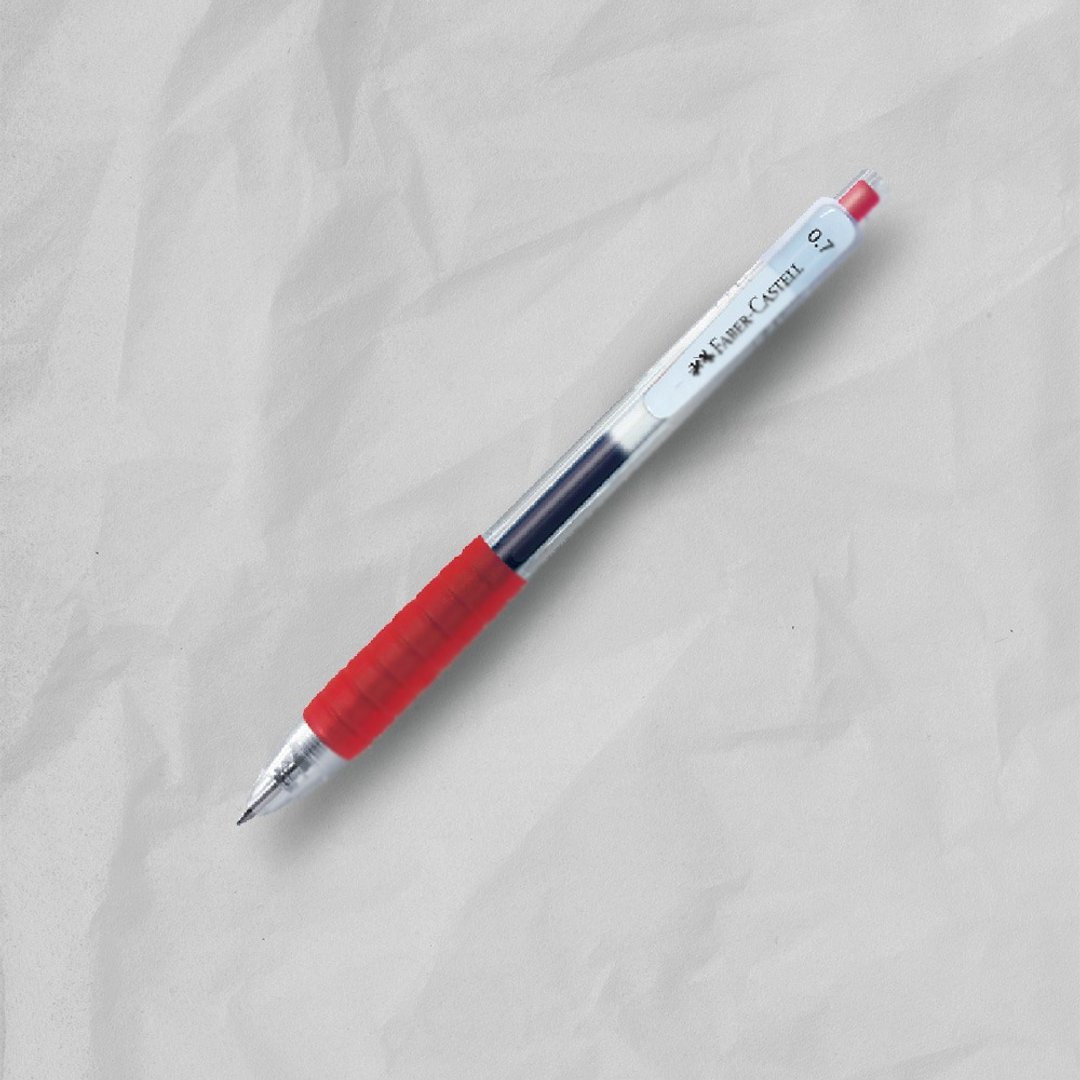 Faber-Castell 超感度速干笔0.7mm/红(原厂正货) - 圆珠笔/中性笔 - 其他材质 红色