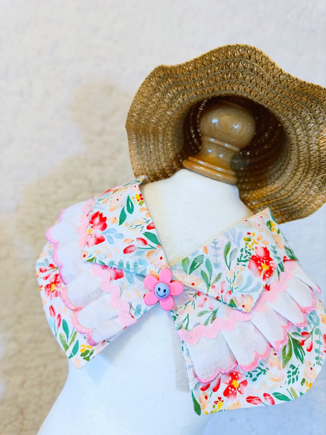Summer Aloha 夏老威恤衫造型颈饰 宠物 猫犬 狗狗 颈项 collar - 衣/帽 - 棉 红色