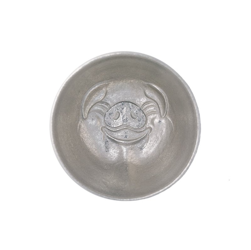 幸福豚造型杯 - 酒杯/酒器 - 贵金属 银色