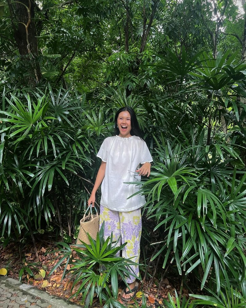 Mulmul 羽毛荷叶边领衬衫 - 女装上衣 - 棉．麻 白色