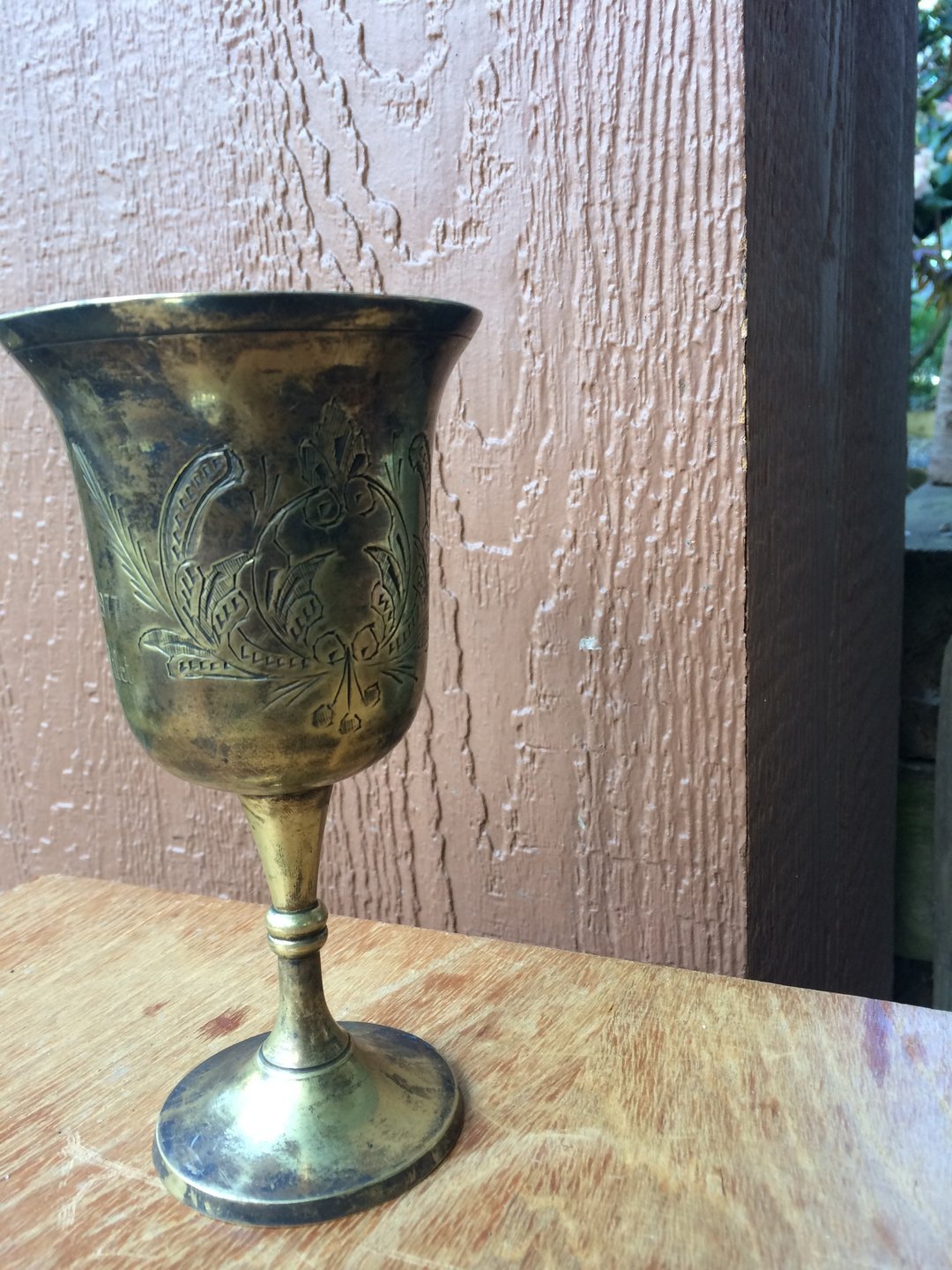 1977黄铜色金属香槟杯 - 茶具/茶杯 - 其他金属 金色