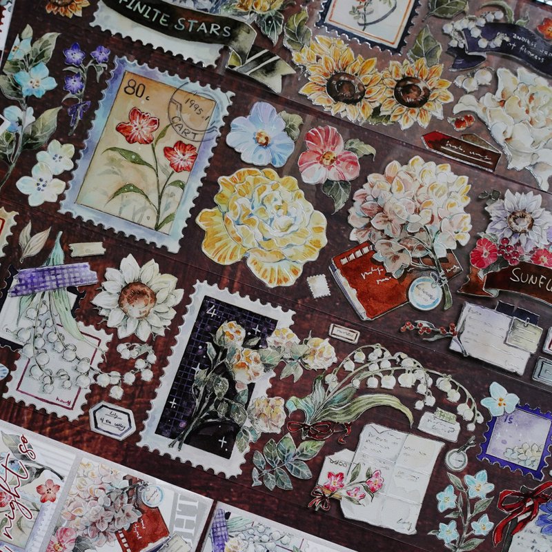 夜之歌 PET 紙膠帶  台灣製 - 纸胶带 - 纸 多色