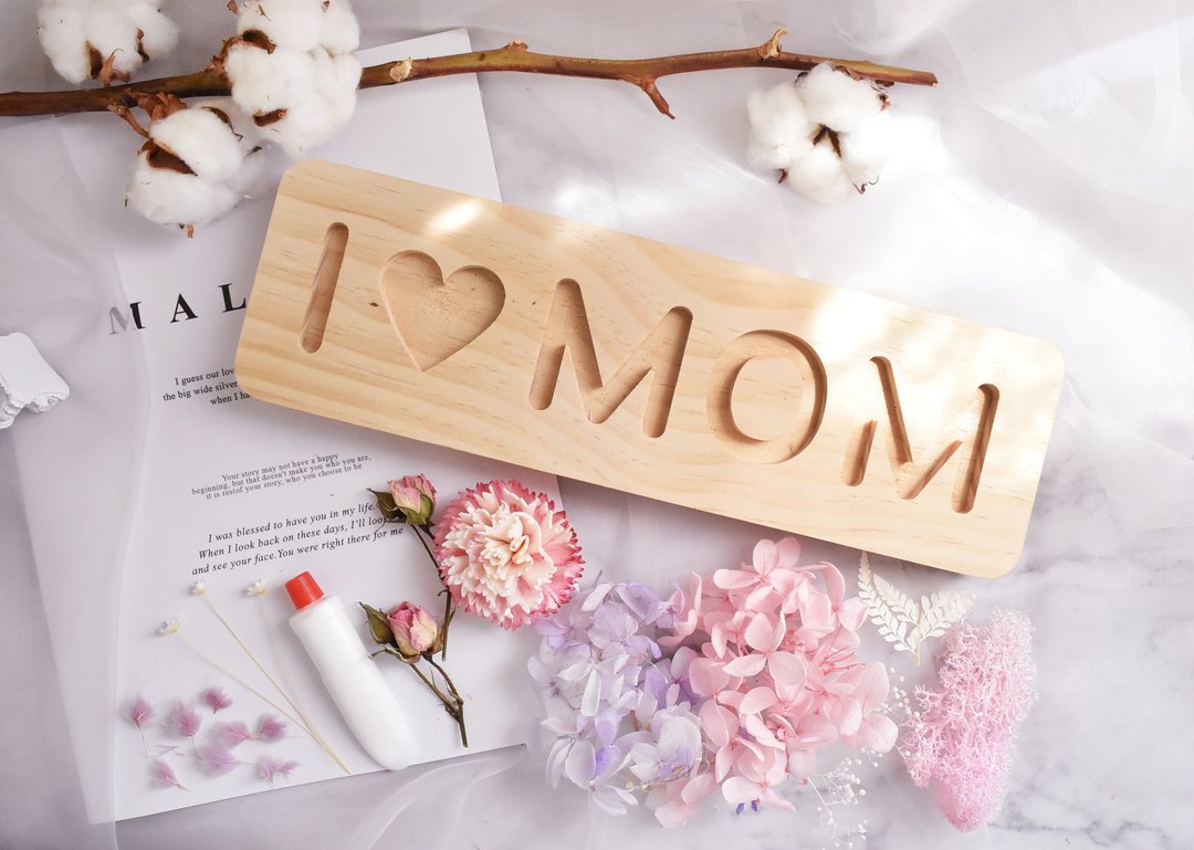 七夕DIY材料包-I love mom 干燥花 不凋花 永生花 送礼 手作 - 植栽 - 植物．花 