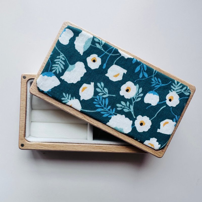 绿式小白花实木首饰盒 - 其他 - 棉．麻 绿色