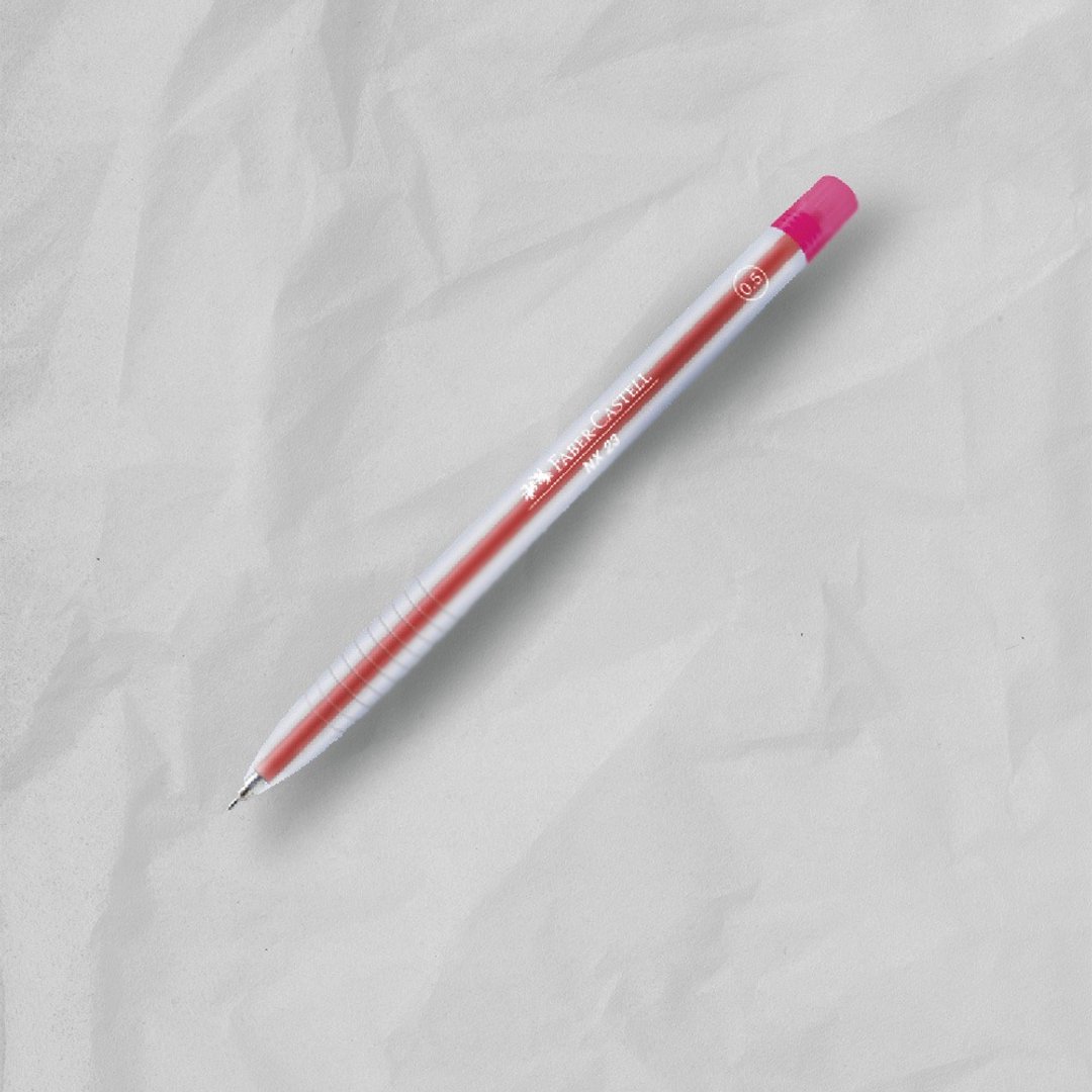 Faber-Castell NX23 0.5mm 酷溜原子笔-红 一盒(原厂正货) - 圆珠笔/中性笔 - 其他材质 红色