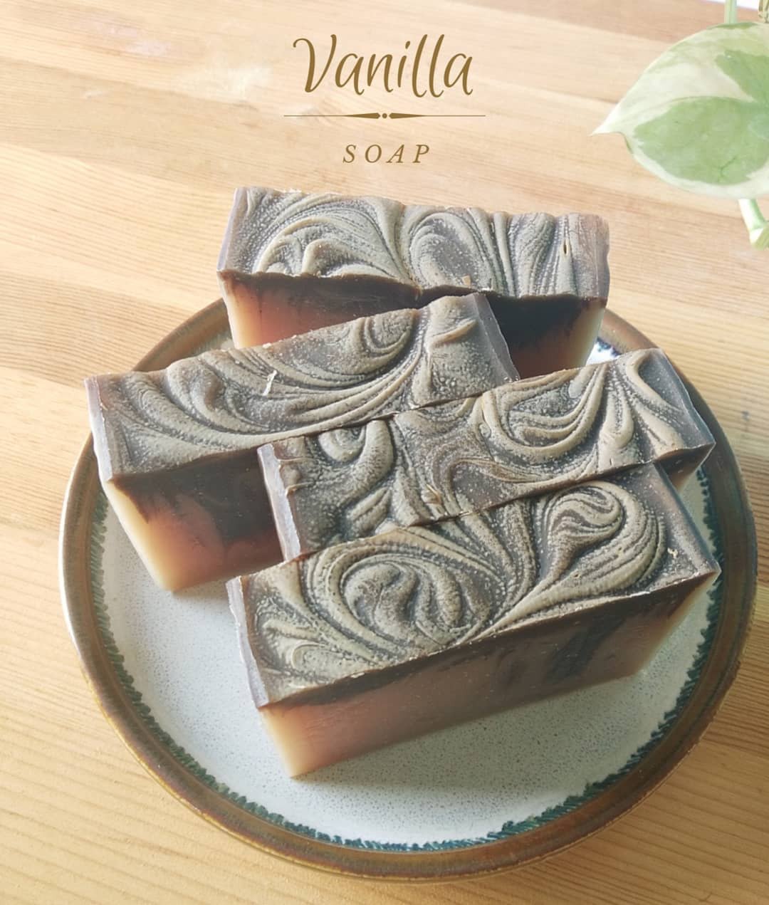 Vanilla Soap - 肥皂/手工皂 - 精油 咖啡色