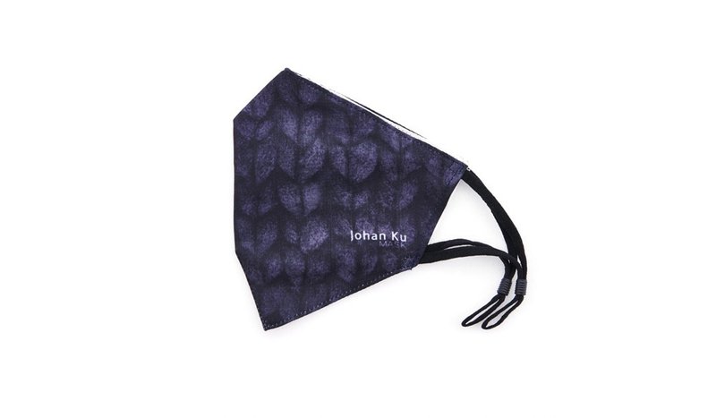 Johan Ku Mask - 019_It's All About Knit_01- 蚕丝内里布口罩/口罩套 - 口罩 - 丝．绢 黑色