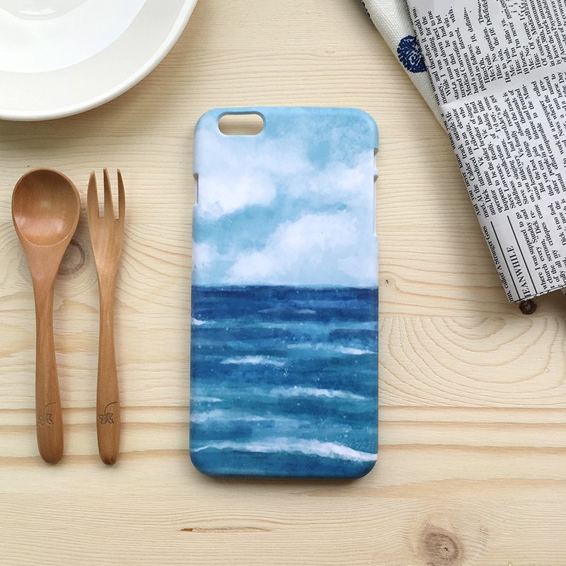 宁静蓝海(iPhone.Samsung三星, HTC, Sony.华硕手机壳保护套)  - 手机壳/手机套 - 塑料 蓝色