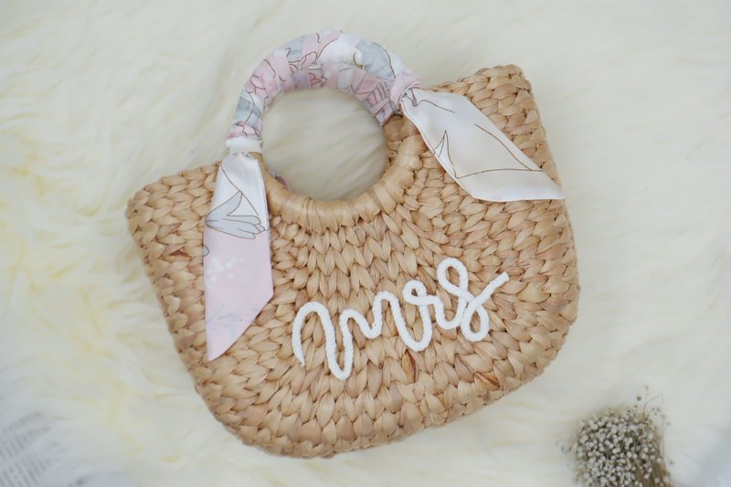 草编包 夏日包 海滩包 - 手提包/手提袋 - 植物．花 