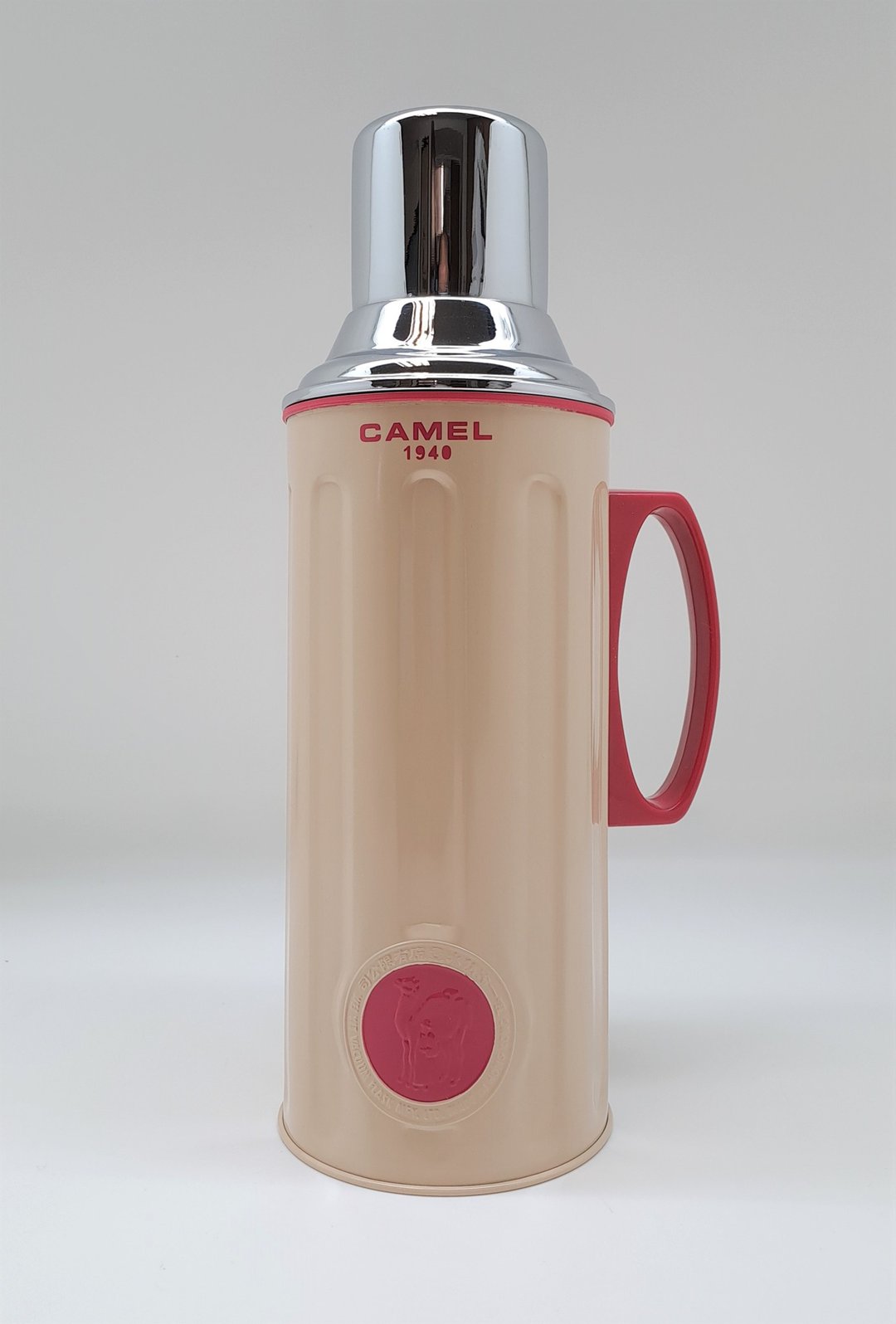 骆驼牌 1.1L 玻璃胆真空保温壶糖果色壶身 杏 312BG - 保温瓶/保温杯 - 其他材质 橘色