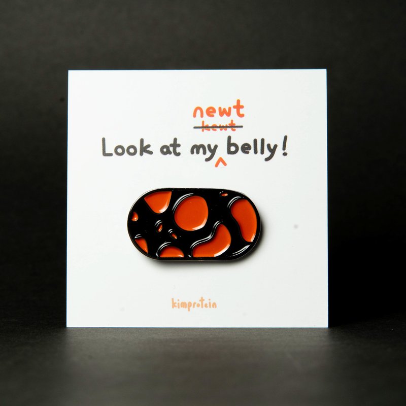 一生螈命 香港瘰螈徽章系列－会螈徽章 - 徽章/别针 - 其他金属 银色