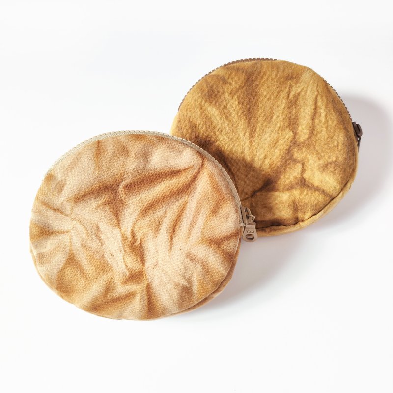 太阳染零钱包 - 零钱包 - 棉．麻 