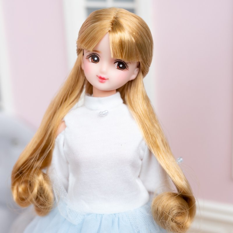 Japan Licca-castle doll OOAK Custom Repaint *Ribbon* - 玩偶/公仔 - 塑料 