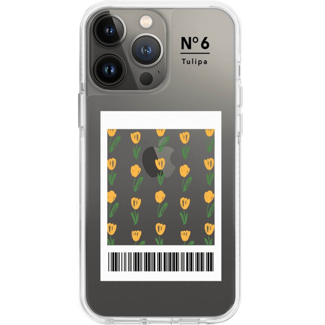 拍立得 杏黄郁金香 定制化 载具 防摔手机壳 iphone 14 13 12 11 - 手机壳/手机套 - 环保材料 透明