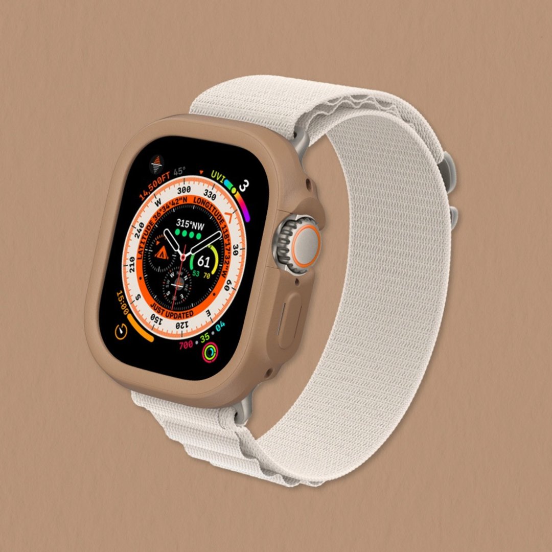 Apple Watch Ultra/Ultra 2/Ultra 3 边框保护壳-夕阳铜 - 数码小物 - 其他材质 
