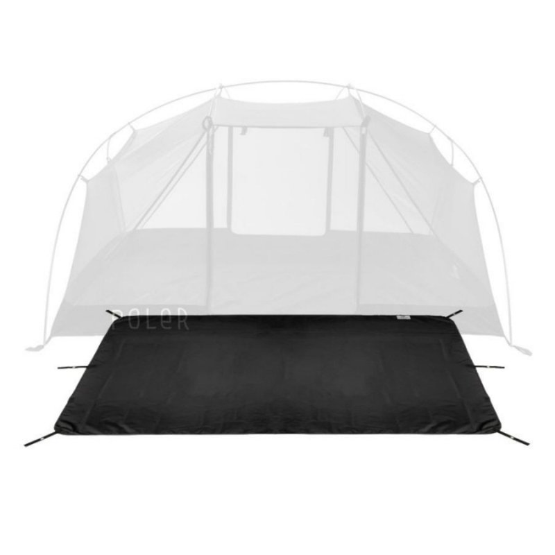 POLER 2 MAN MAGICAL TENT FOOTPRINT 双人帐专用防潮地垫 - 露营用品 - 聚酯纤维 黑色